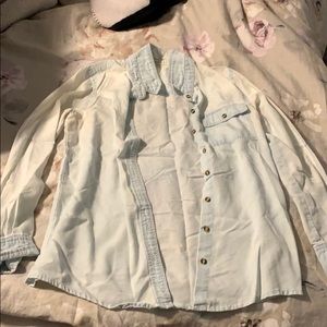 Lightweight jean shirt